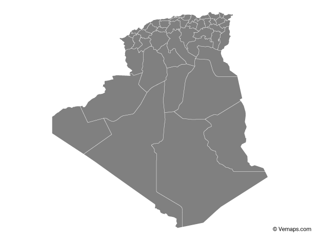 Map of Algeria